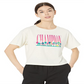 Camiseta feminina Champion The Cropped marrom