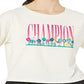 Camiseta feminina Champion The Cropped marrom
