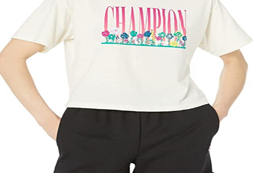 Camiseta feminina Champion The Cropped marrom