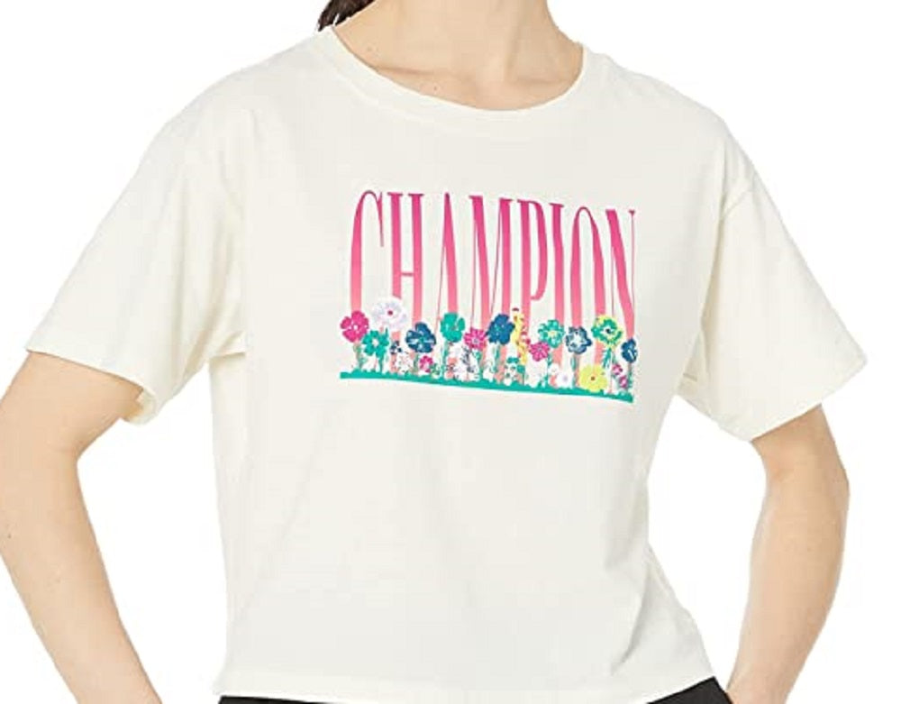 Camiseta feminina Champion The Cropped marrom