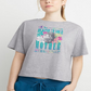 Camiseta feminina Champion Graphic Cropped manga curta cinza tamanho X-S