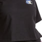 Camiseta feminina Champion Cropped Logo Preta Tamanho Médio