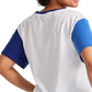 Camiseta cropped feminina Champion Colorblocked, branca, tamanho XX-G