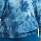 Moletom feminino Champion Fleece Ombre Dyed Crewneck Azul