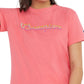 Camiseta Champion Classic Logo Feminina Rosa