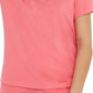 Camiseta Champion Classic Logo Feminina Rosa Tamanho XG