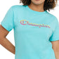 Camiseta Champion Feminina Classic Logo Azul
