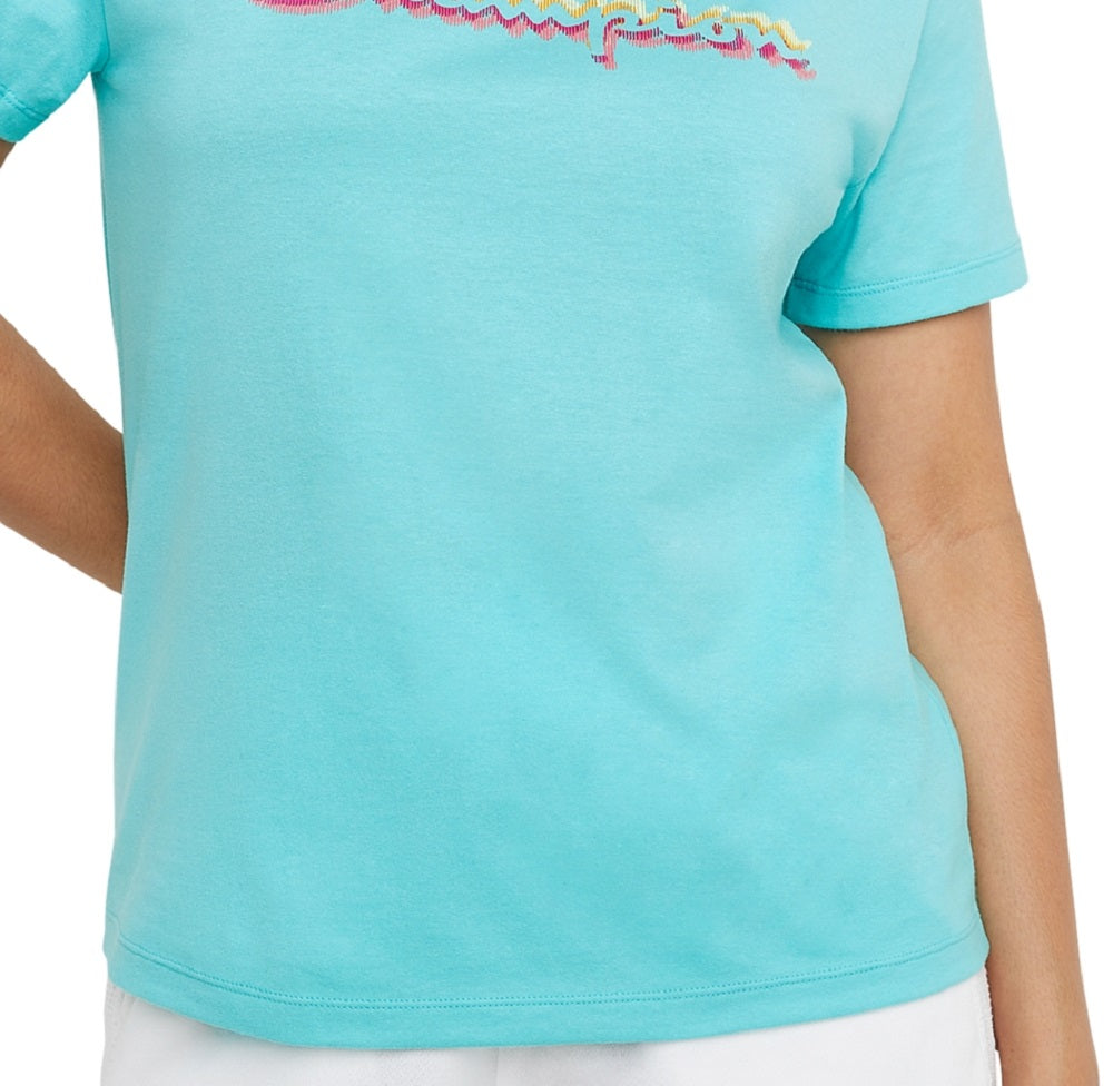 Camiseta Champion Feminina Classic Logo Azul
