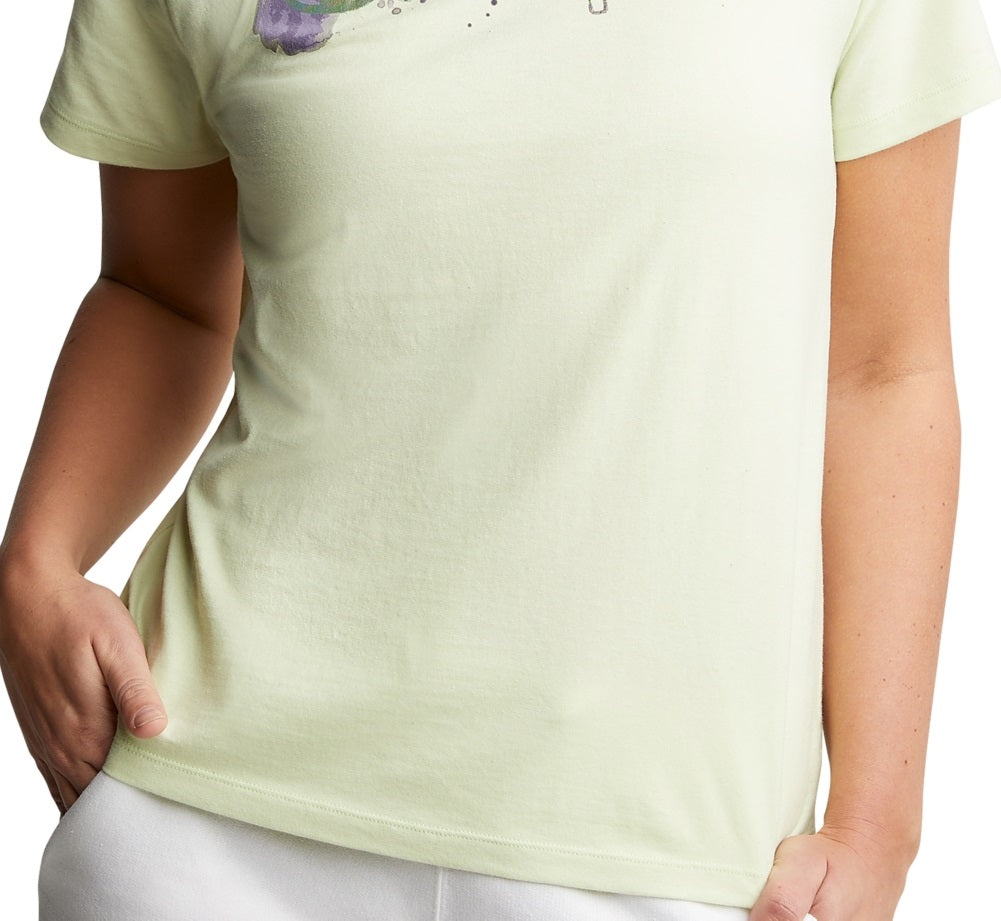 Camiseta Champion Feminina Clássica Verde Tamanho XX-G
