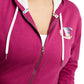 Moletom com capuz Champion Campus Full Zip Feminino Roxo Tamanho XX-G