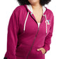 Moletom com capuz Champion Campus Full Zip Feminino Roxo Tamanho XX-G