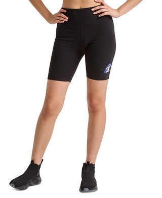 Bermuda de ciclismo Champion Authentic High Rise feminina, preta, tamanho médio