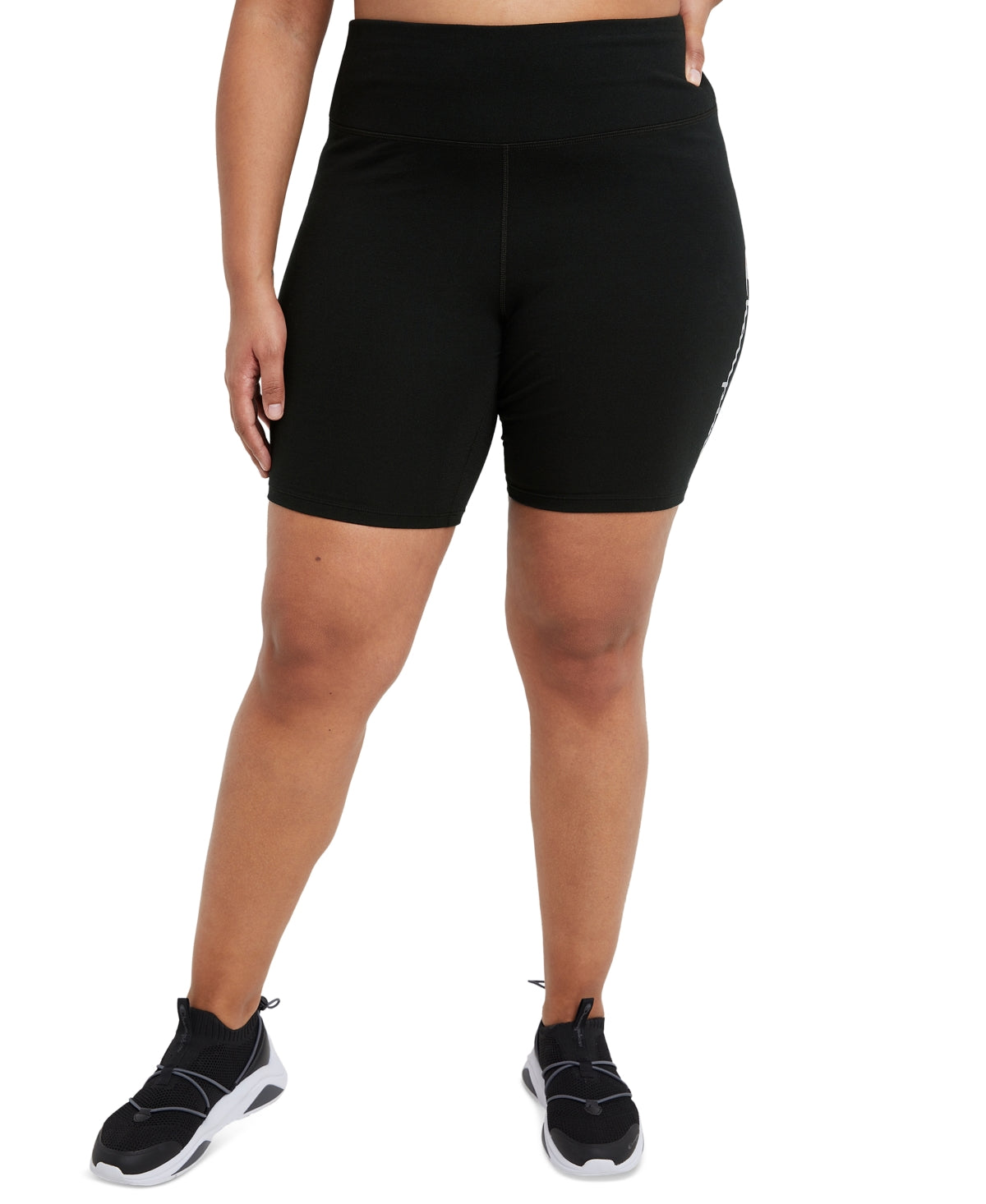 Bermuda de ciclismo Champion Authentic feminina preta tamanho 4X