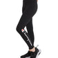 Leggings Champion Femininas com Logotipo Autêntico, Pretas, Tamanho Pequeno
