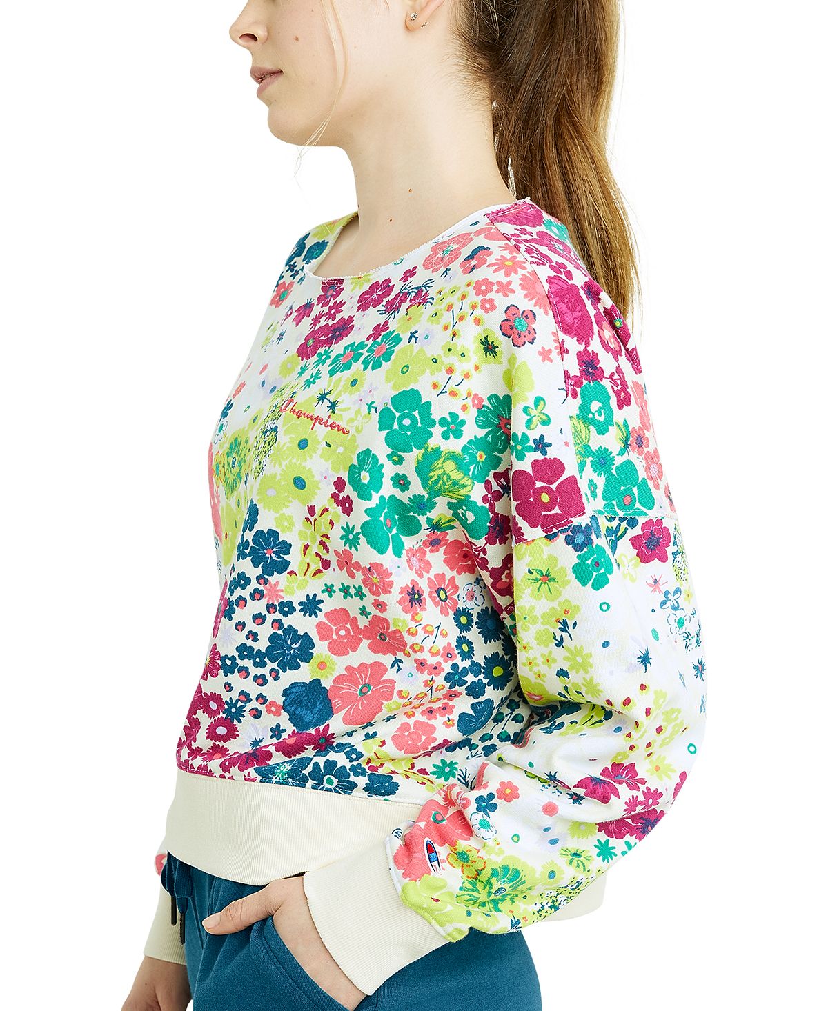 Moletom Champion Campus Print Feminino Marrom Tamanho P