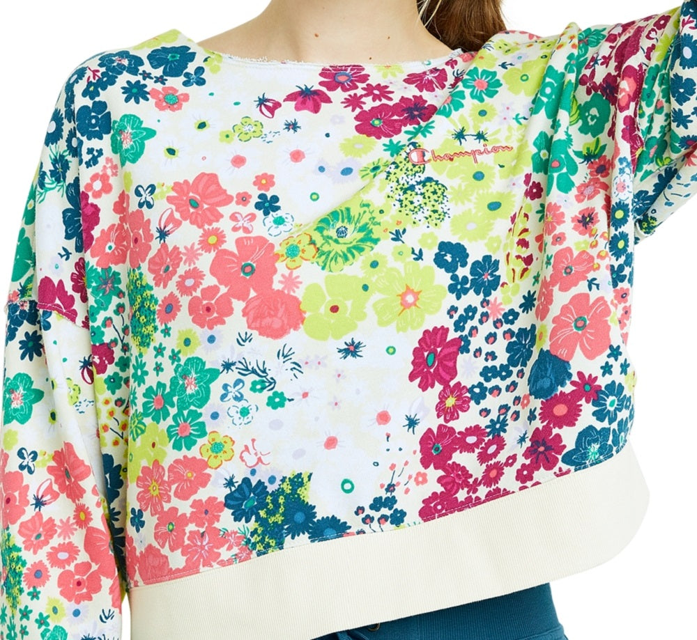 Moletom Champion Campus Print Feminino Marrom Tamanho Médio