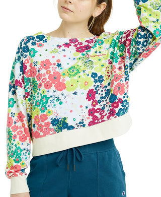 Moletom Champion Campus Print Feminino Marrom Tamanho Grande