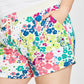Shorts Champion Feminino Estampado com Cordão Verde