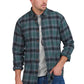 Camisa Barbour Joshua Masculina Verde Tamanho Médio