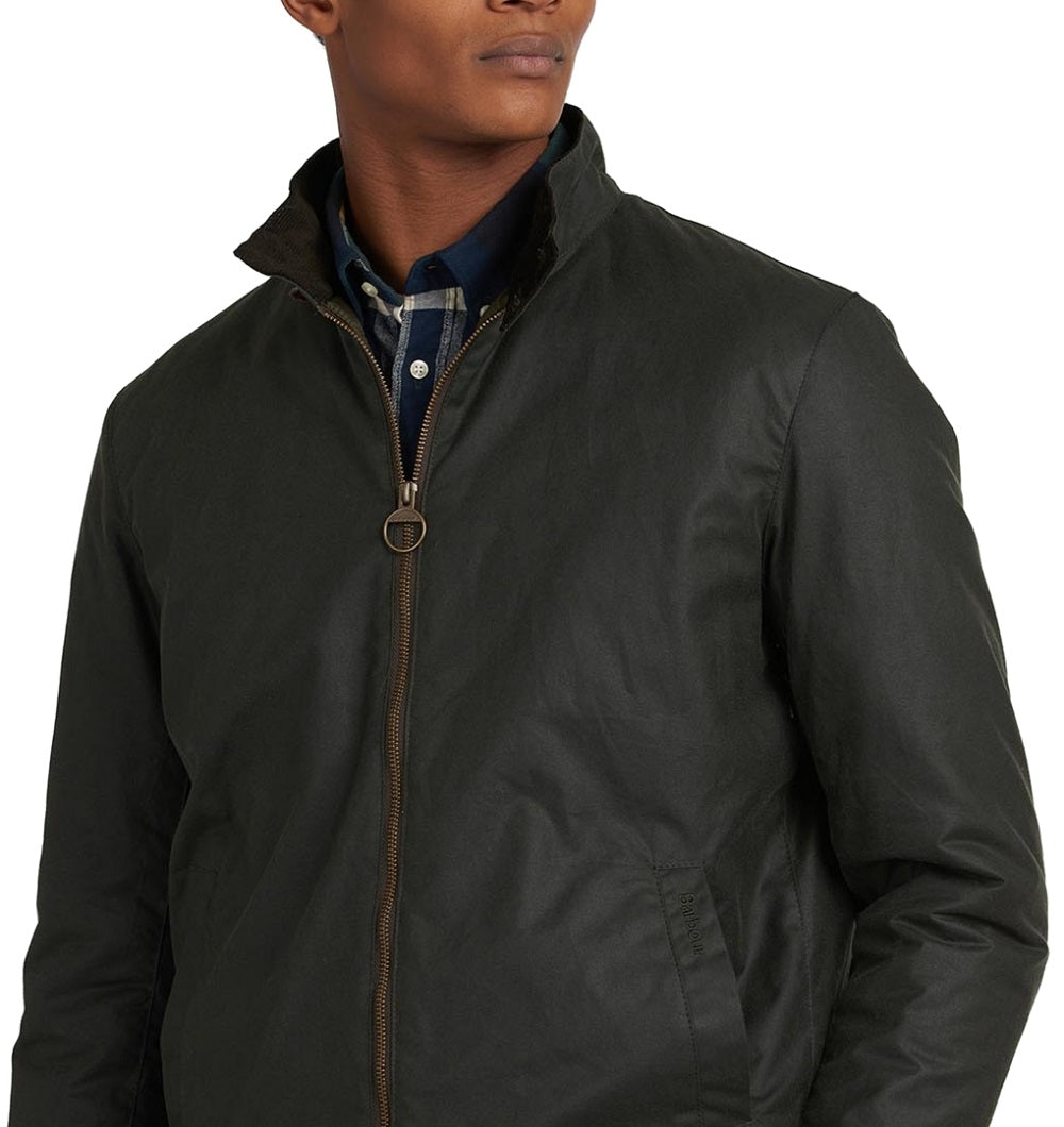 Jaqueta Barbour Harrington Quilt Masculina Verde Tamanho Médio