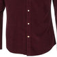 Camisa Barbour Ramsey Tailored Fit de veludo cotelê masculina vermelha tamanho pequeno