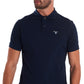 Camisa polo masculina Barbour Tartan Piquet Azul, tamanho médio