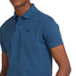 Camisa polo masculina Barbour Tartan Piquet Denim Azul Tamanho X-G