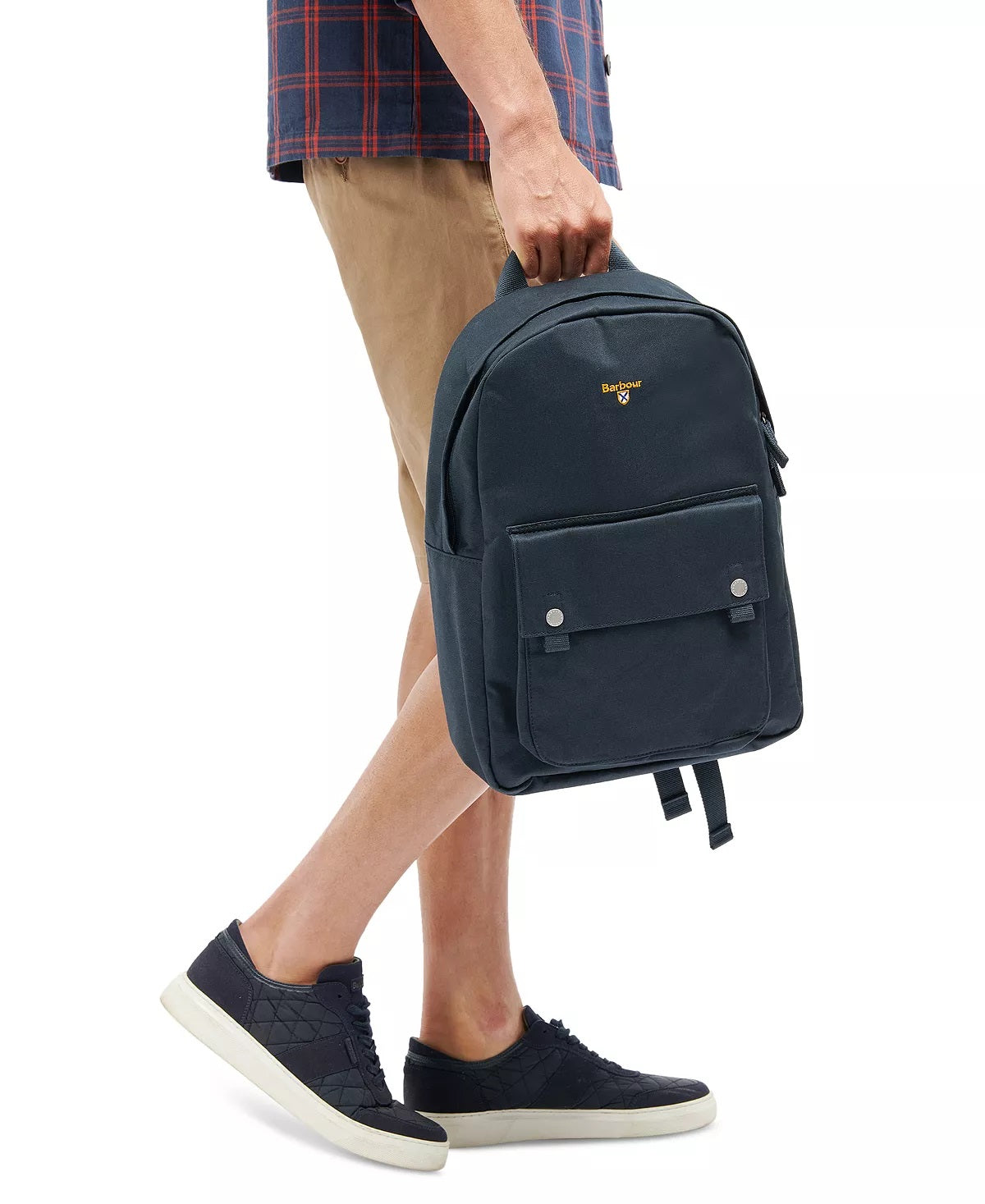 Mochila Barbour Cascade Pocket Masculina Azul Tamanho Regular