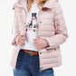 Jaqueta Barbour Seaholly Quilt Feminina Rosa Tamanho 4