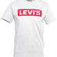 Camiseta Levi's Big E Box Tab Masculina Branca Tamanho Grande