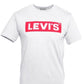 Camiseta Levi's Big E Box Tab Masculina Branca Tamanho Grande