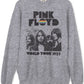 Moletom feminino Junk Food Floyd Tour cinza tamanho grande