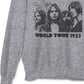 Moletom feminino Junk Food Floyd Tour cinza tamanho grande