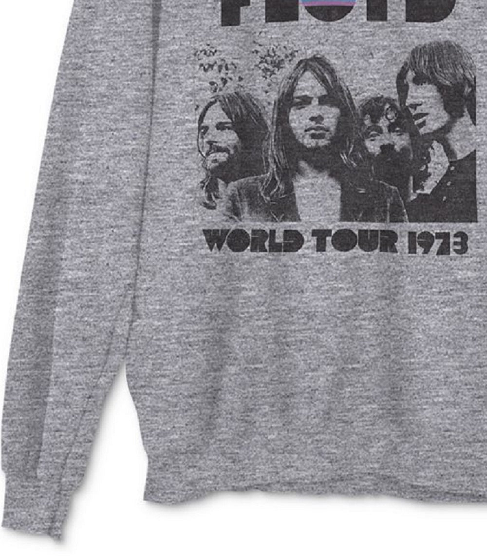 Moletom feminino Junk Food Floyd Tour cinza tamanho grande