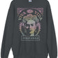Moletom com estampa Frida Kahlo feminino Junk Food, preto, tamanho grande