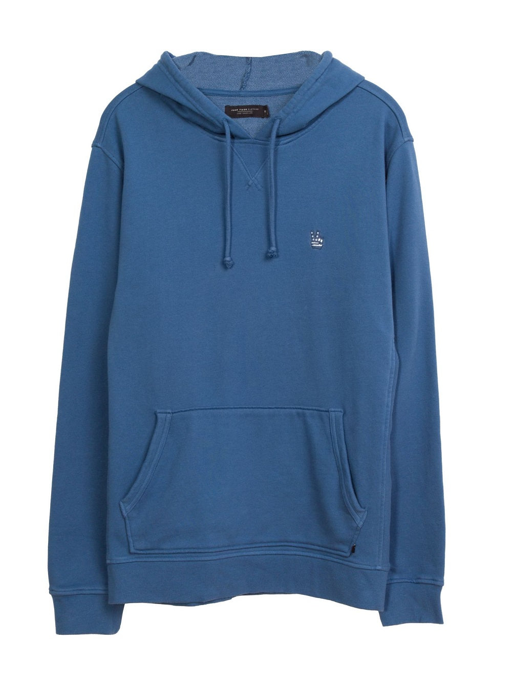 Moletom com capuz Kean Classic Fit com cordão e estampa de Junk Food Masculino, tamanho médio, azul