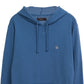 Moletom com capuz Kean Classic Fit com cordão e estampa de Junk Food Masculino, tamanho médio, azul