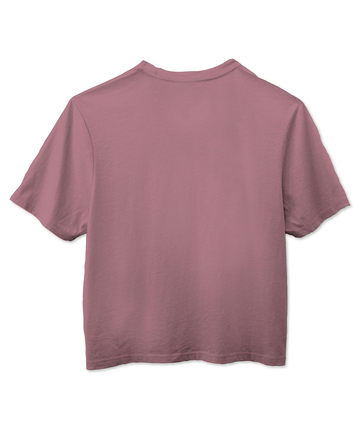Camiseta feminina com estampa de gola redonda e estampa de comida lixo, roxa, tamanho grande