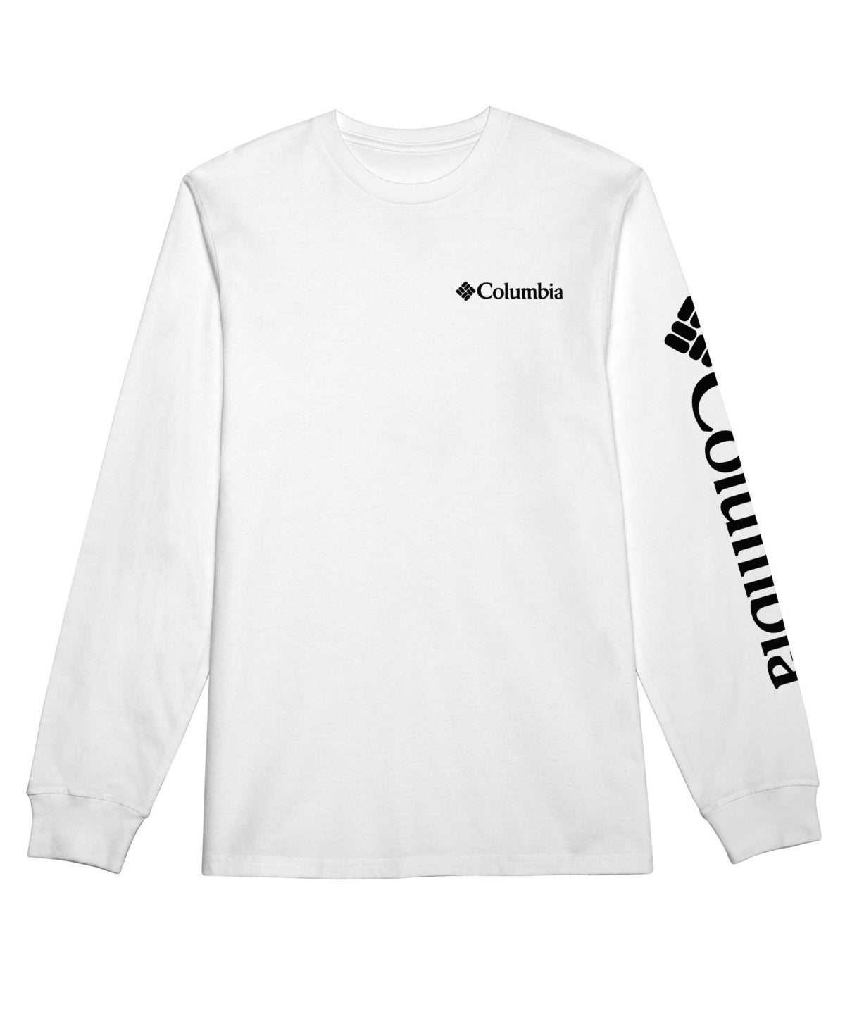 Camiseta Columbia Fundamentals Graphic Manga Longa Masculina Branca Tamanho XXG
