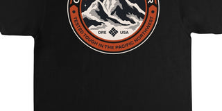 Camiseta Columbia Scraper Manga Curta Masculina Tamanho Preto Grande