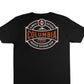 Camiseta Columbia Brews de manga curta masculina, preta, tamanho X-G