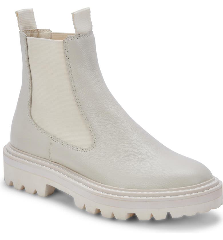 Bota Chelsea Dolce Vita Moana H2o Impermeável com Sola Trava, Cinza, Tamanho 7,5 M
