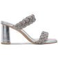 Sandália Dolce Vita Feminina Paily Embelezada Azul Tamanho 8,5 M