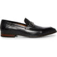 Steve Madden Aahron Mocassim de Couro Masculino Preto Tamanho 8 M