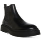 Botas Steve Madden Goring Comfort Aillem para Homem, Biqueira Redonda e Cunha, Pretas