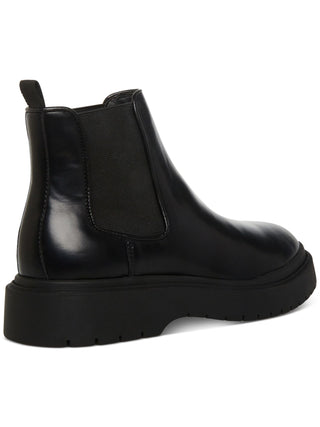 Botas Steve Madden Goring Comfort Aillem para Homem, Biqueira Redonda e Cunha, Pretas