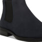 Bota Chelsea Madden Girl Maxxin de cano médio masculina, azul, tamanho 9,5