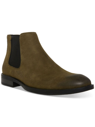 Steve Madden Maxxin Bota Chelsea Média Masculina Verde Tamanho 11,5