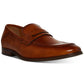 Steve Madden Axionn Couro Penny Loafer Masculino Marrom Tamanho 9,5
