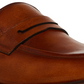 Steve Madden Axionn Couro Penny Loafer Masculino Marrom Tamanho 9,5